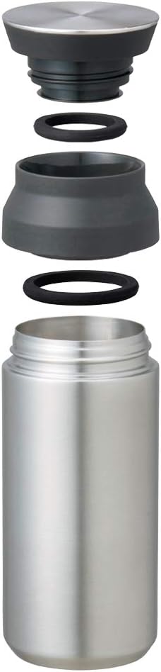 Kinto 20931 Travel Tumbler, 11.8 fl oz (350 ml), Stainless Steel, Vacuum Double Wall Construction, Heat and Cold Retention