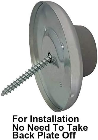 QCAA Stainless Steel Wall Mount Concave Door Stop, 2-1/2" Diameter, ORB Oil