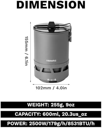 Fire-Maple Petrel Quickboil Pro Cooking System Ultralight Stove Pot Set