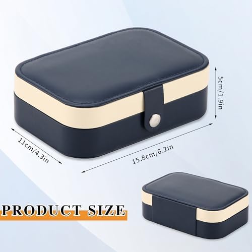 Travel Jewelry Box, PU leather Small Jewelry Organizer