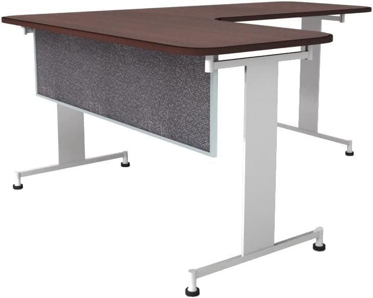 OBEX Acoustic Table Mounted Modesty Desk Privacy & Sound Absorbing Panel for Office Cubicles, 24" x 60", Graphite