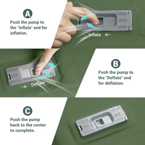 Elegear Self Inflating Sleeping Pad with Electric Pump Memory Foam 3.15"
