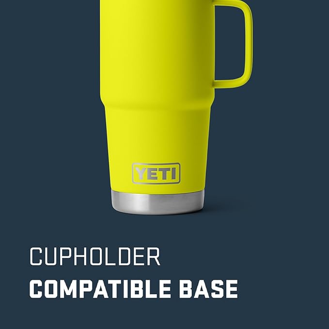 YETI Rambler 20 oz Travel Mug, Stainless Steel, Vacuum Insulated
