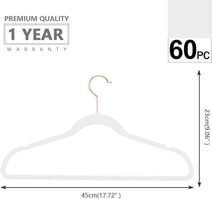 MIZGI Premium Velvet Hangers Heavy Duty