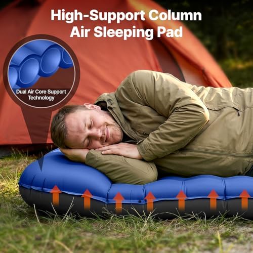 OGERY Sleeping Pad, Ultralight Inflating Camping Pad with 6" Extra-Thick