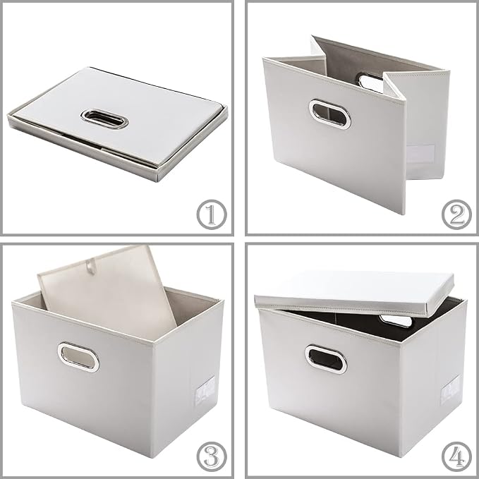 PRANDOM Foldable Storage Bins