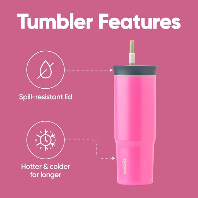 Owala Stainless Steel Triple Layer Insulated Travel Tumbler