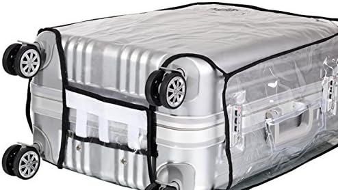JenKin Luggage Protector Suitcase Cover PVC Waterproof Travel Suitcase Fits