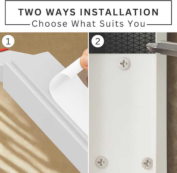 2 Pack Door Stop, No Drill Door Stoppers