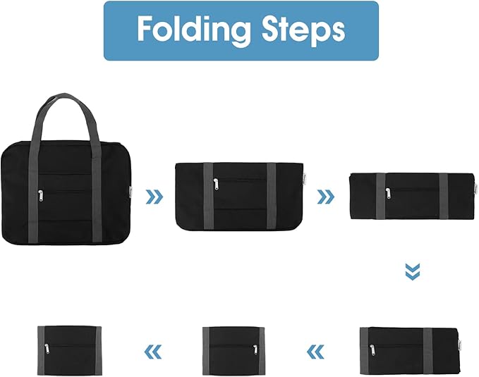 For Spirit Airlines Personal Item Bag 18x14x8 Foldable Travel Duffel Bag Tote
