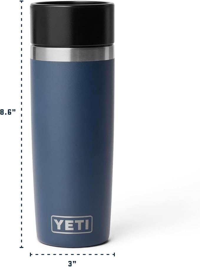 YETI Rambler 16 oz Travel Bottle, Stainless Steel, Vacuum Insulated with Leakproof Commuter Cap, Tropical Pink