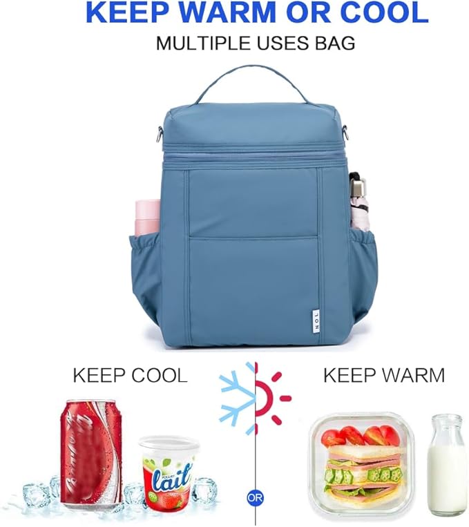 NOL Natural Organic Lifestyle Insulated Lunch Bags