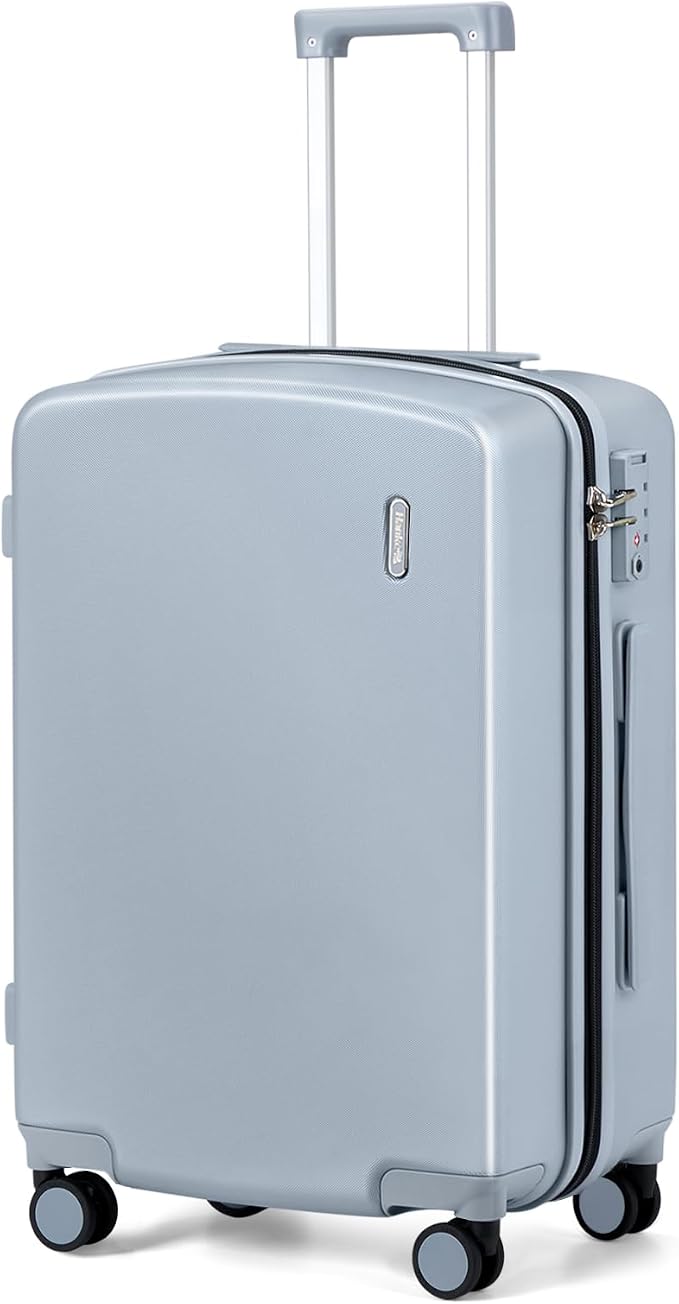 Hanke 24 Inch Luggage with Spinner Wheels Lightweight PC Hard Shell Suitcases