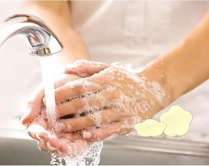 3 Boxes 300Pcs Portable Hand Washing Soap Sheets, Different Scented Mini Petal