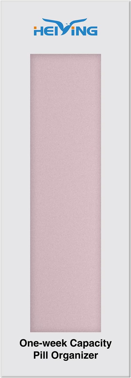 HEIYING Pill Organizer with Aluminum Shell