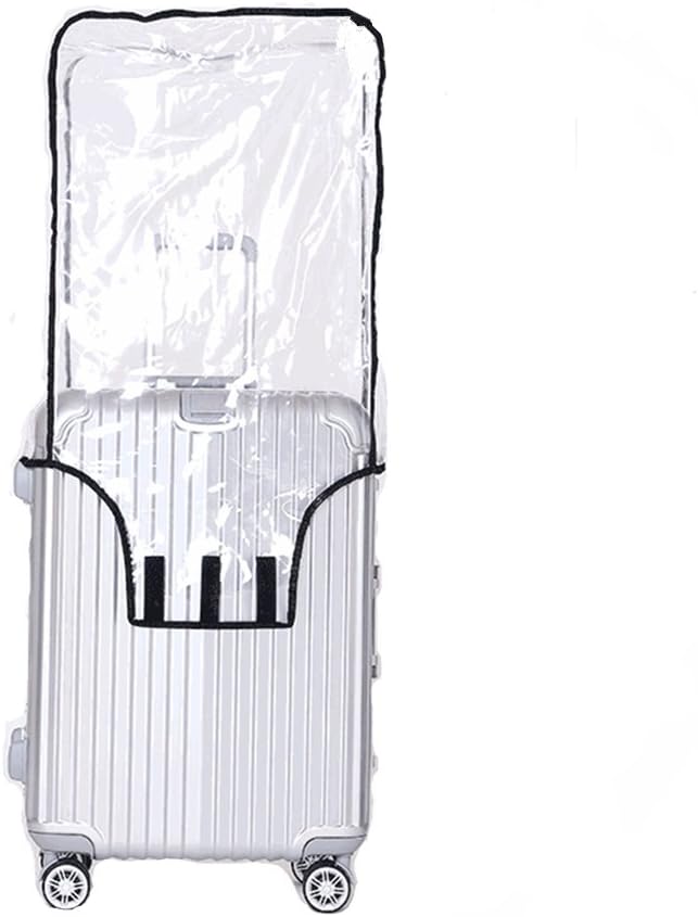 JenKin Luggage Protector Suitcase Cover PVC Waterproof Travel Suitcase Fits