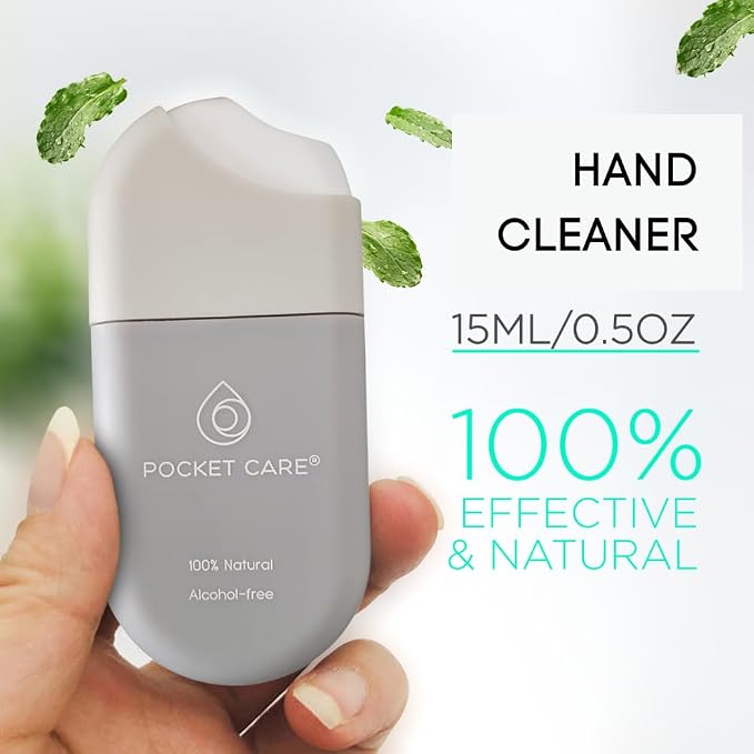 POCKET CARE | 3 Pack Mint-Scented Hand cleanser Spray 15 ml