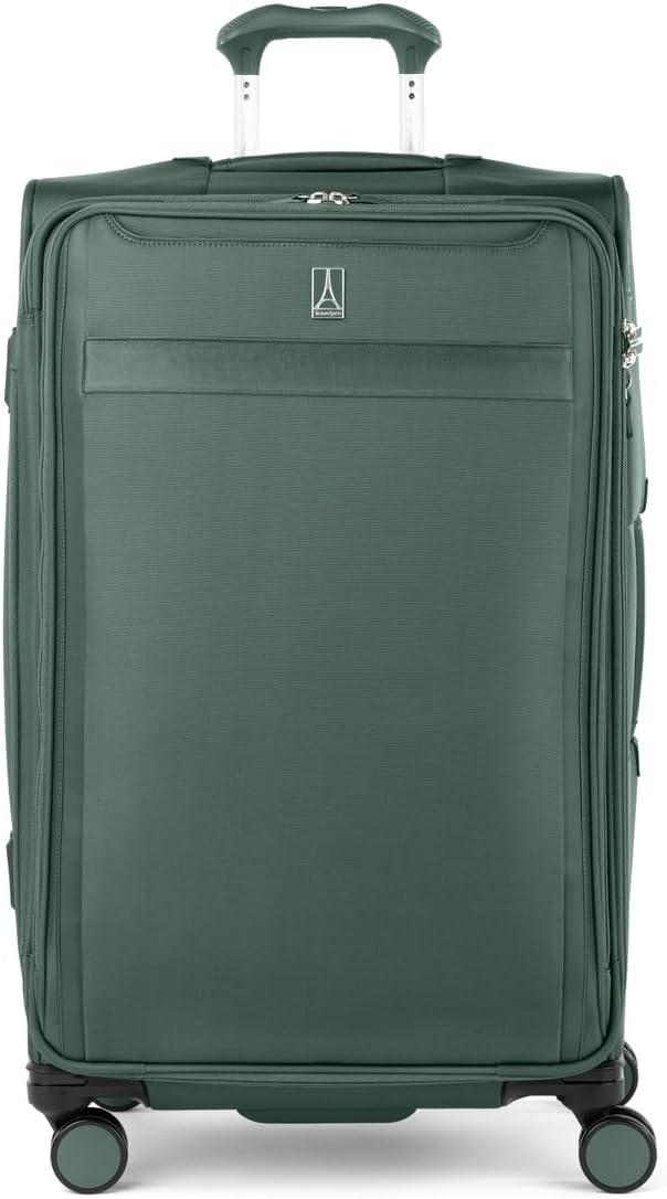 Travelpro VersaPack+ Lightweight Softside Expandable Checked Luggage, 8 Spinner
