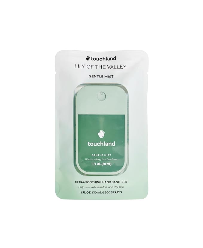 Touchland Gentle Mist Ultra-Soothing Hand Sanitizer Spray, Lily Of The Valley