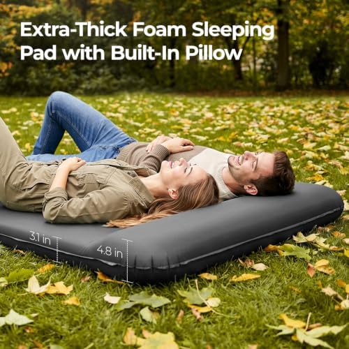 OGERY Self Inflating Sleeping Pad with Electric Pump, Memory Foam