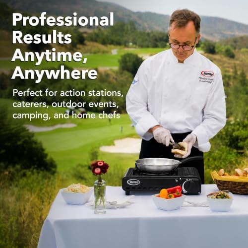 Sterno Portable Butane Stove with Carrying Case