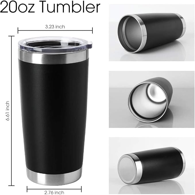 HASLE OUTFITTERS 20oz Tumblers Stainless Steel Mugs