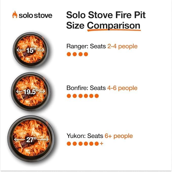 Solo Stove Bonfire Essential with Pellet Adapter Bundle | 19.5" Fire Pit