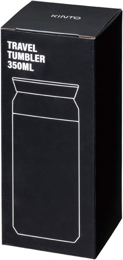 Kinto 20931 Travel Tumbler, 11.8 fl oz (350 ml), Stainless Steel, Vacuum Double Wall Construction, Heat and Cold Retention