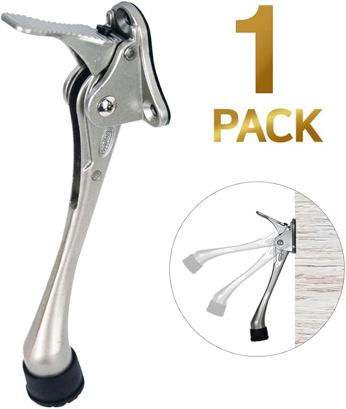 Door Stopper, One-Touch semi-Automatic Metal Door Stopper,