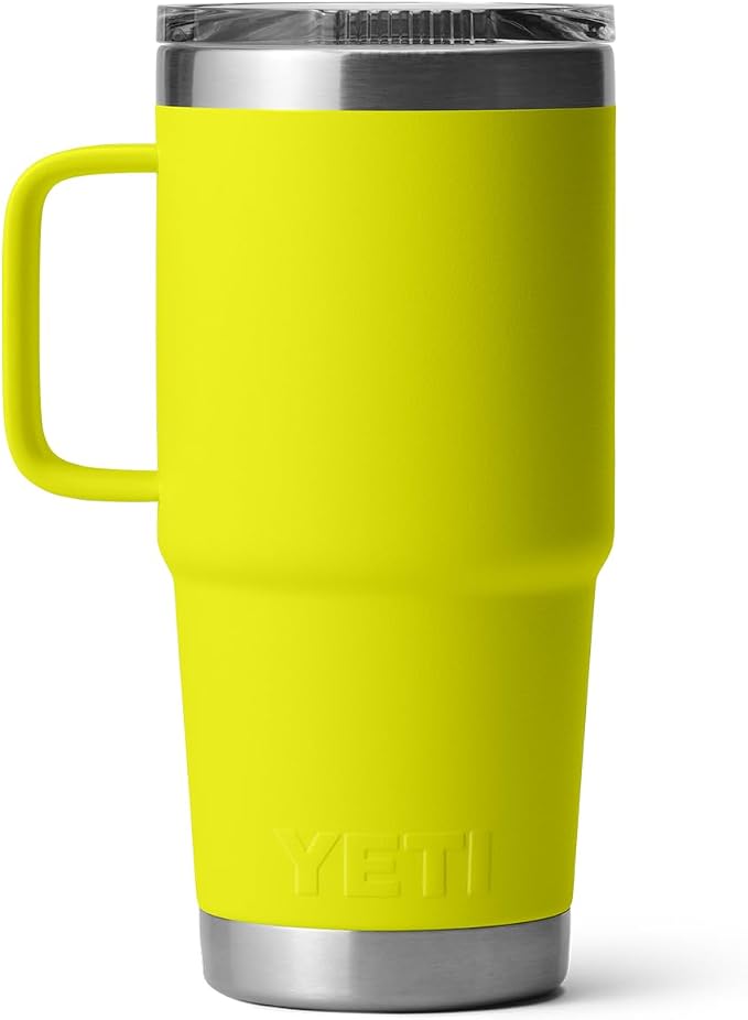 YETI Rambler 20 oz Travel Mug, Stainless Steel, Vacuum Insulated