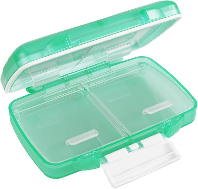 EZY DOSE Moisture-Proof Pill Case, Medicine Planner, Vitamin Organizer Box