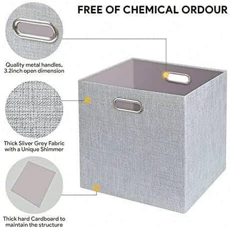 Thicker Fabric Storage Cubes 13 inch Collapsible Storage Bins