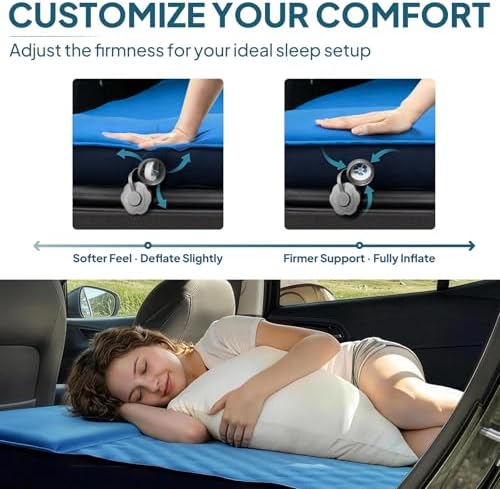 Lost Horizon Self-Inflating Foam Camping Mattress, Queen, 3" Thick