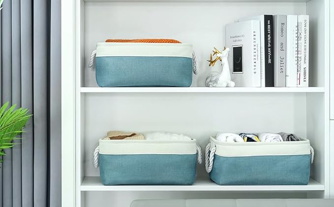 TheWarmHome Fabric Storage Bin