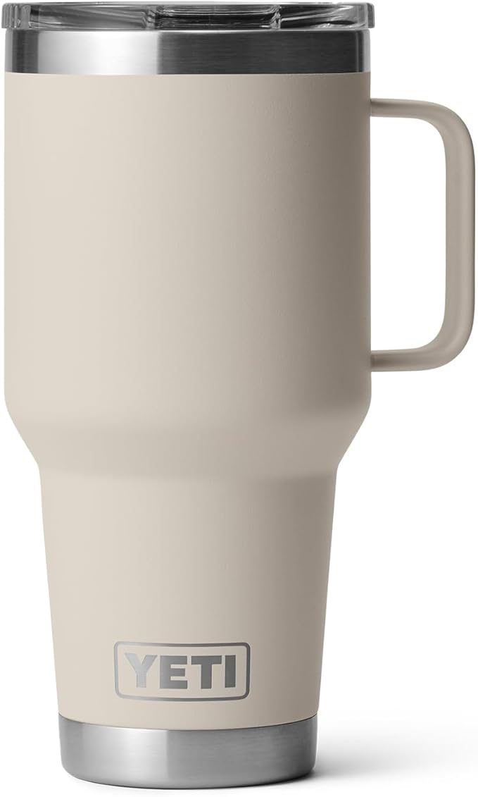 YETI Rambler 30 oz Travel Mug, Stainless Steel, Vacuum Insulated