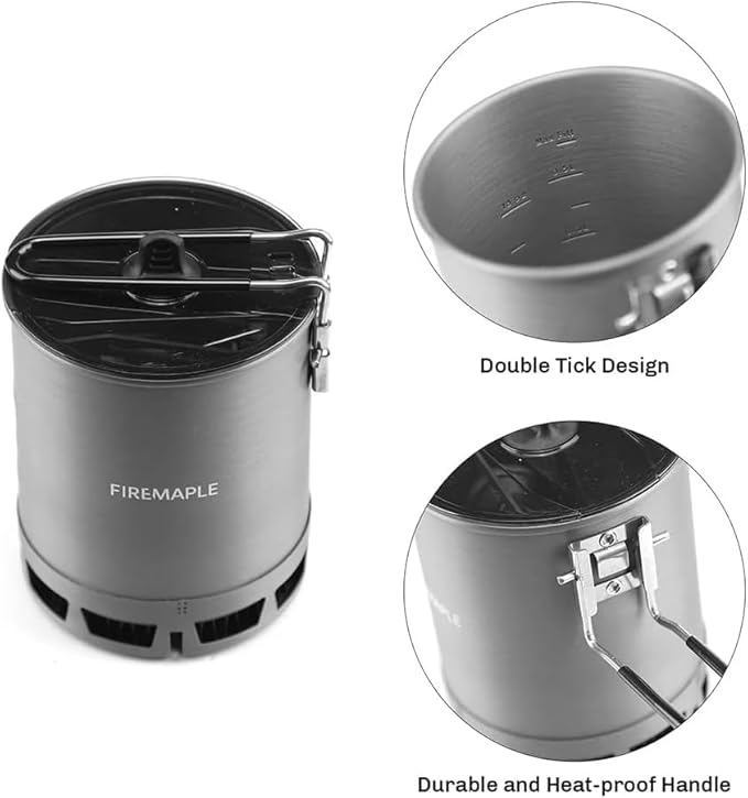 Fire-Maple Petrel Ultralight Pot- High Efficiency Aluminum Camping and
