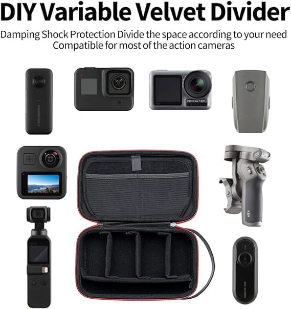 TELESIN Carry Case Waterproof Hard Carrying Bag