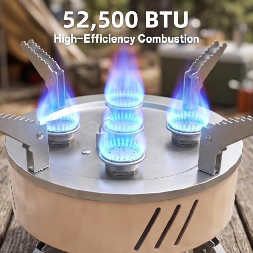 5 Burner Portable Propane Camping Stove