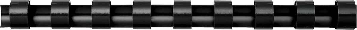 Fellowes "Fellowes 52327, Plastic Combs - Round Back, 100 pack, Black, "5/8"",120 sheet capacity"