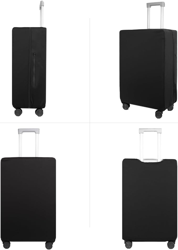 Transparent PVC Suitcase Cover, No Disassembly Required Clear Luggage Protector