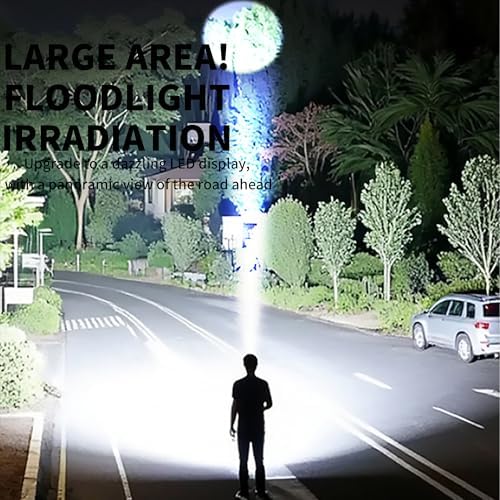 High Power LED Headlamp Separate Design Outdoor Headlamp Waterproof Rechargeable Long Range Headlamp Suitable for Camping Hiking Hunting