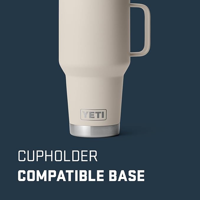 YETI Rambler 30 oz Travel Mug, Stainless Steel, Vacuum Insulated