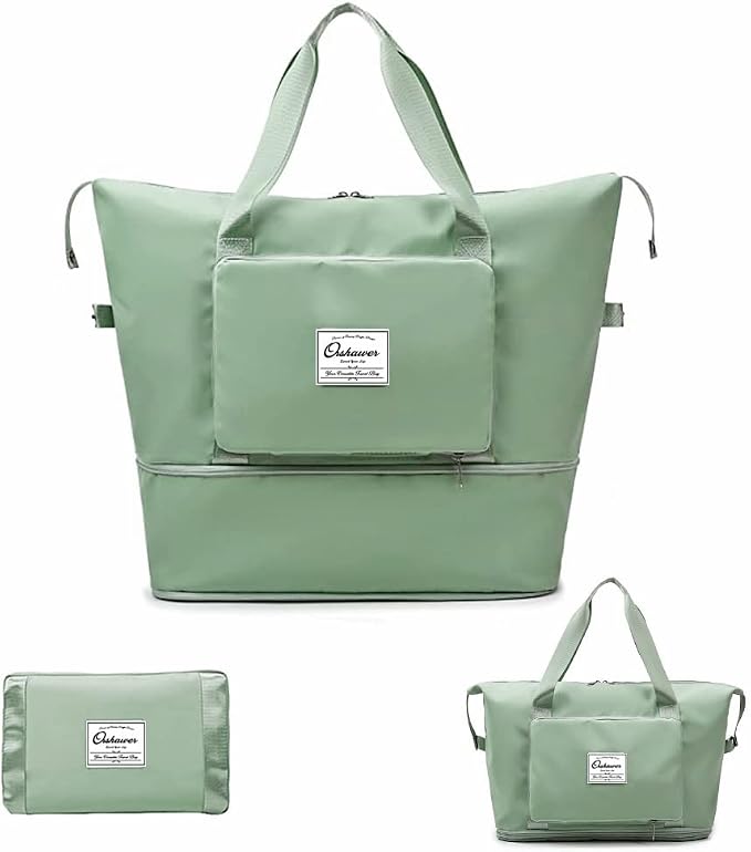 Large Capacity Foldable Travel Bag Expandable Portable Carry on Bag Dry&Wet