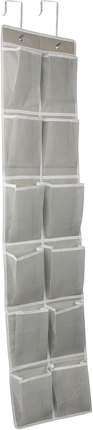 Over the Door 12 Pocket Hanging Shoe Organizer