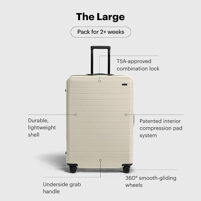 Away Large Checked Luggage, 29 Inch Hardside Suitcase