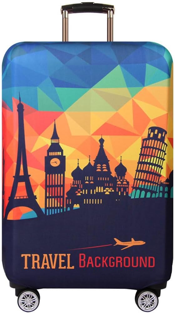 MosaiRudo Thicker Luggage Cover Elastic Suitcase Cover Protector Fits 18-32
