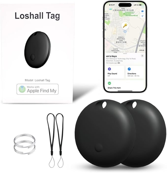 Air Tracker Tag 2 Pack, Smart Tracker Item Finders Compatible