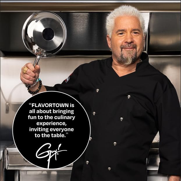 Guy Fieri's Flavortown 8" Stainless Steel Fry Pan