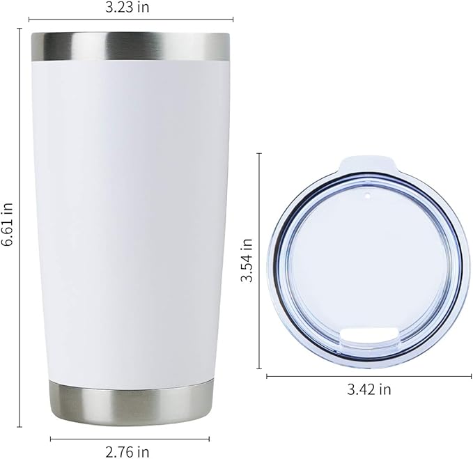 DOMICARE 20oz Stainless Steel Tumbler Bulk