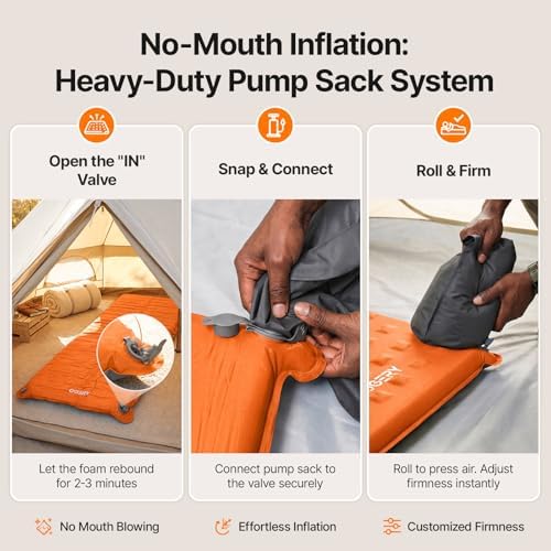 OGERY Foam Camping Mattress, Insulated Portable Sleeping Pad